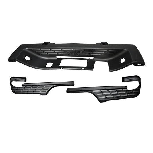 Rear Bumper Step Pad Kit For 2007-2013 Chevrolet Silverado GMC Sierra 1500 2500
