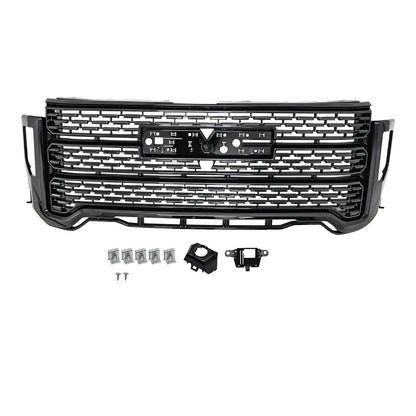 For 2020-23 GMC Sierra 2500 HD 3500 HD Denali Front Bumper Grille W/ Camera