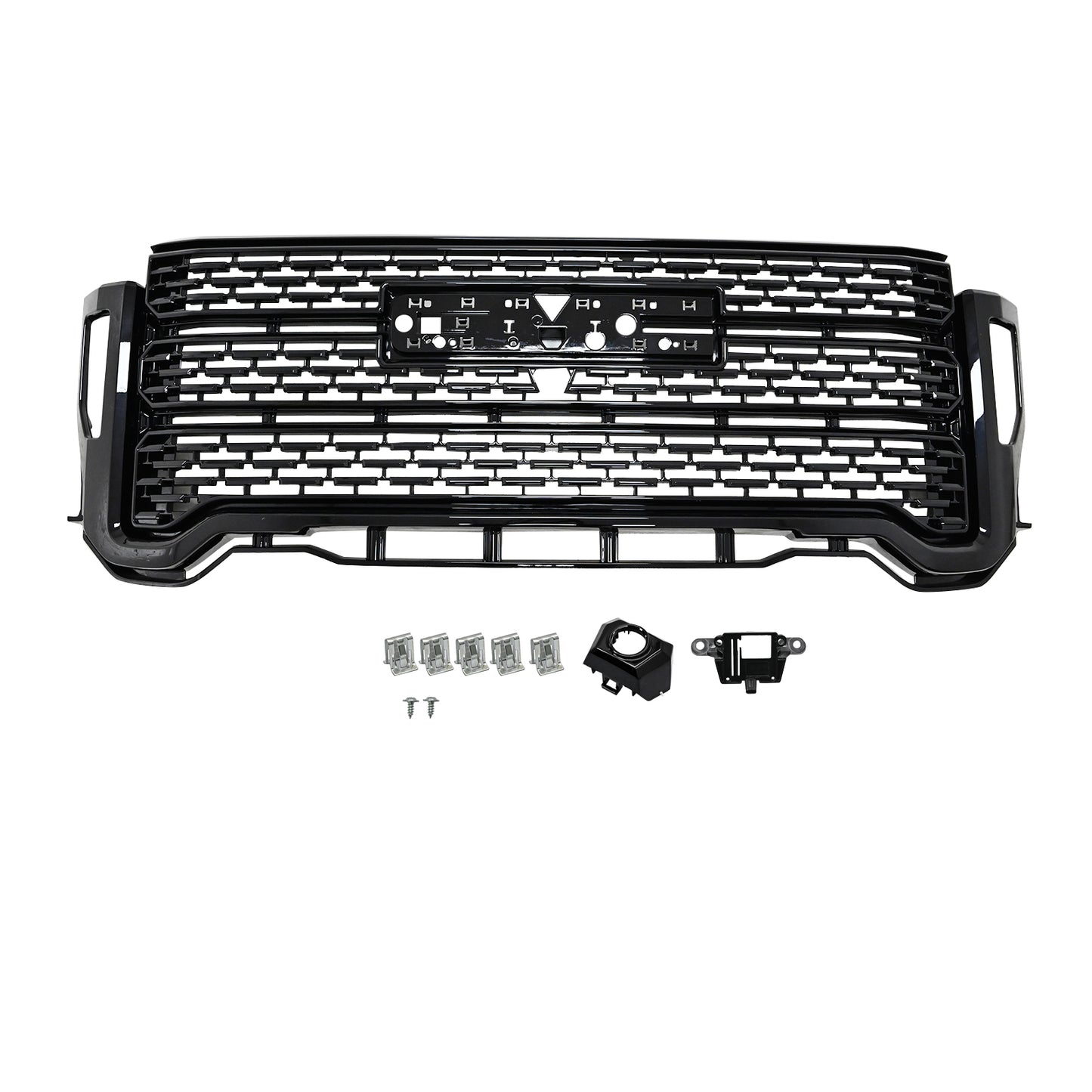 For 2020-23 GMC Sierra 2500 HD 3500 HD Denali Front Bumper Grille W/ Camera