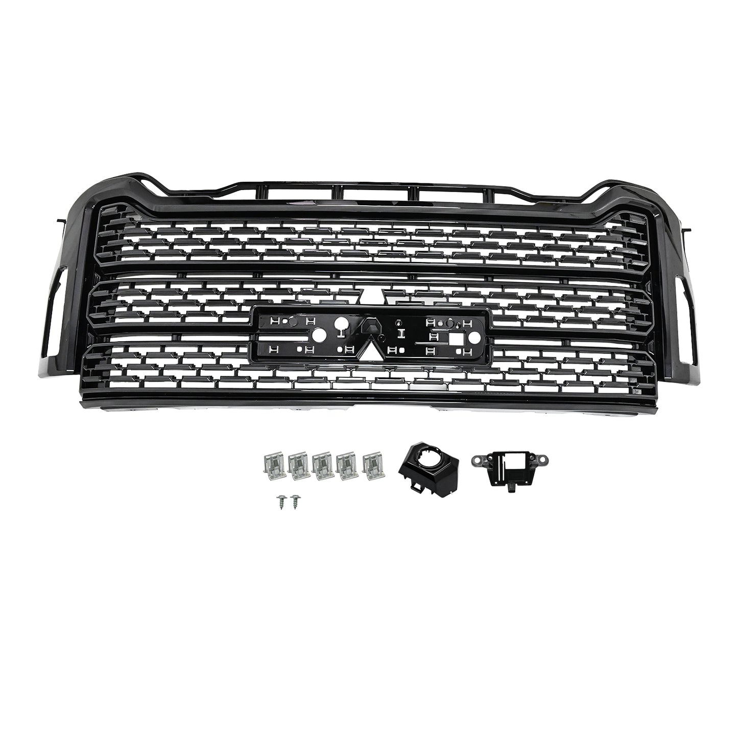 For 2020-23 GMC Sierra 2500 HD 3500 HD Denali Front Bumper Grille W/ Camera