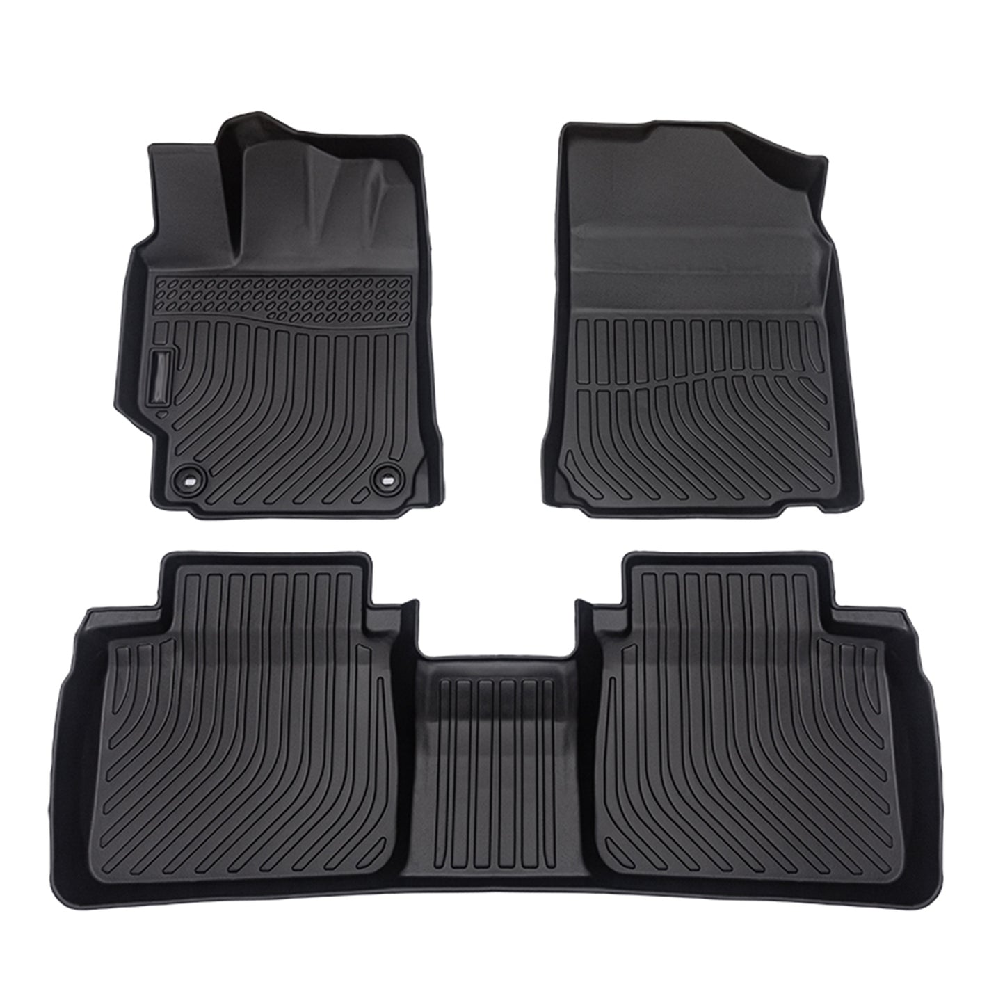 Floor Mats Liner For 2012-2017 Toyota Camry 4-Door Front & Rear All Weather TPE
