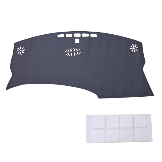 Fits Cadillac Optiq 2025-2026 Black Leather Dashboard Dash Cover Dashmat Carpet