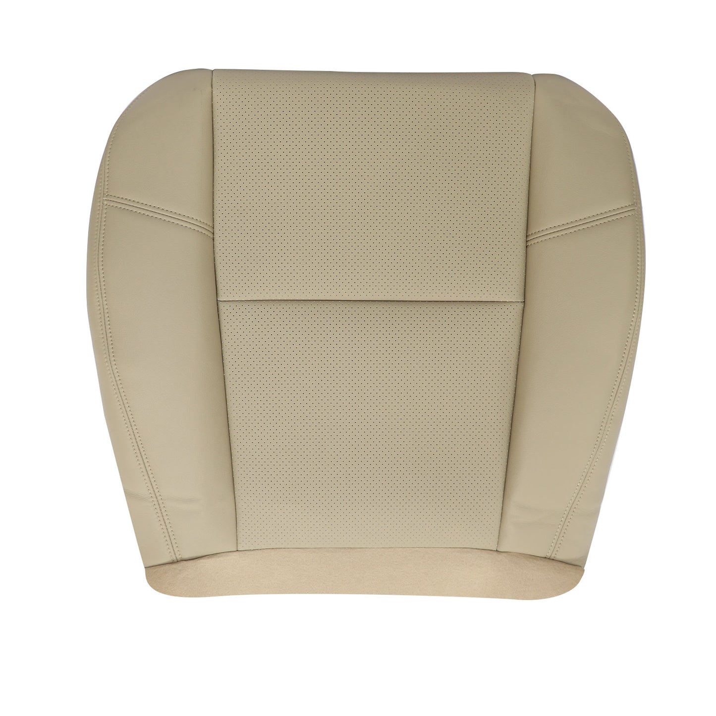 Passenger Bottom Leather AC Seat Cover Tan For 2009-2014 Cadillac Escalade EXT
