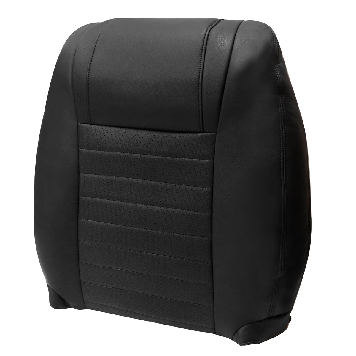 For 2005-2009 Ford Mustang GT 2-Door Driver Top AC Leather Seat Cover Black