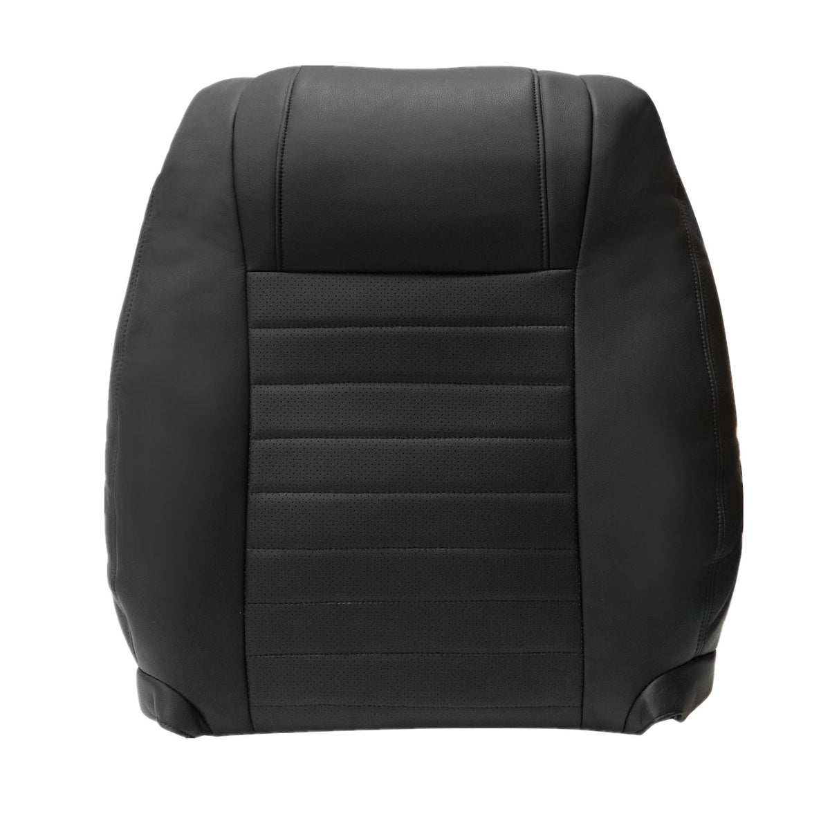 For 2005-2009 Ford Mustang GT 2-Door Driver Top AC Leather Seat Cover Black