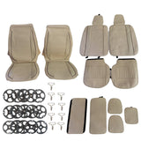 PU Leather 5 Seat Covers Full Set Front & Rear Cushion For LEXUS Deluxe Car