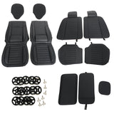 Car 5-Seat Covers For Toyota Tacoma 2007-2023 Crew Cab 4-Door Front Rear Cushion
